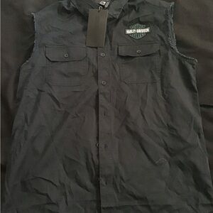 Harley Davidson blow out shirt vest ( sleeveless)
